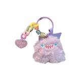 Плюшевый зубастый снежный монстр - фиолетовый