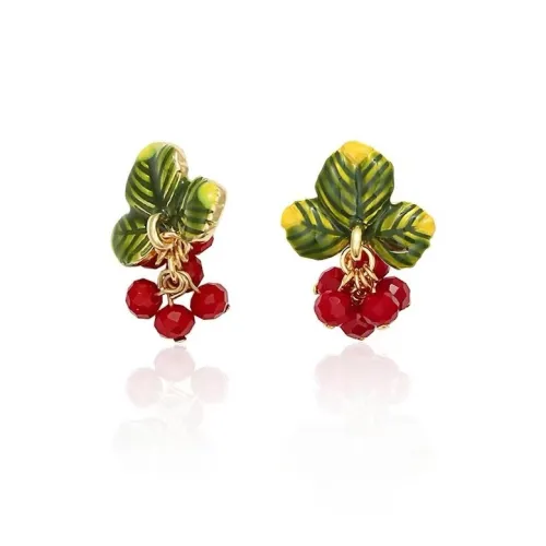 Выставка Эмаль Сплав Серебряная игла Серьги Женские