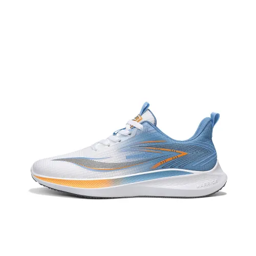 Warrior Беговые кроссовки Низкий верх Белый Пыльно-синий Мужской