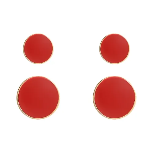 WAW Капля Глазурь Серьги-гвоздики Женские