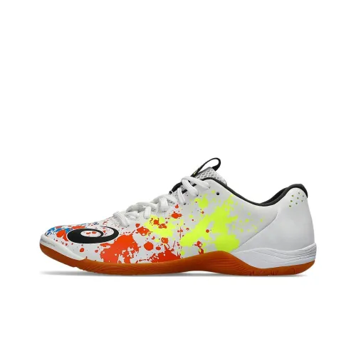 Asics TOQUE 8 IC IN Футбольные бутсы Мужские Белый Красный Желтый