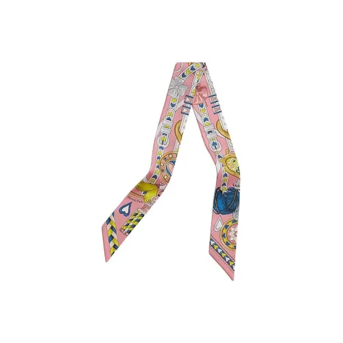 HERMES Шелковые шарфы Женские Розовый
