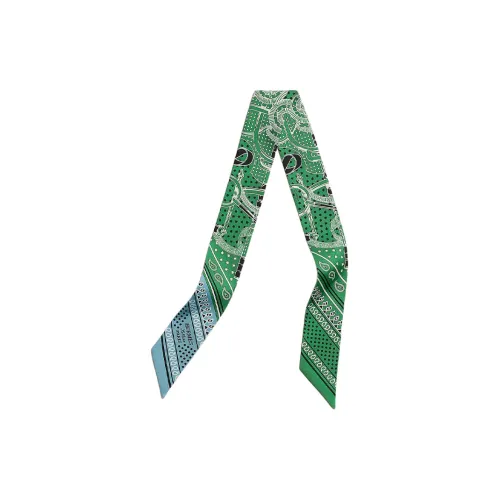 HERMES Шелковые шарфы Женские Зеленый
