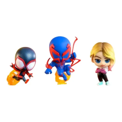 Hot Toys 'Паук Man ACROSS THE Паук Verse' COSBABYS Мини Коллекционная Кукла Фигурки в стиле Chibi