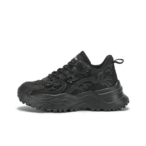 Singing Дышащий и Легкий Низкий Топ Кроссовки с Толстой Подошвой Унисекс