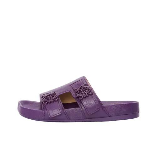 LOEWE Слипоны Фиолетовые Женские