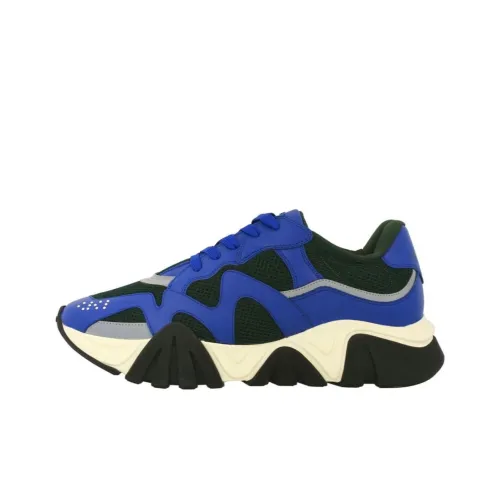 VERSACE Squalo Низкие Кроссовки Спортивные Мужские Синие