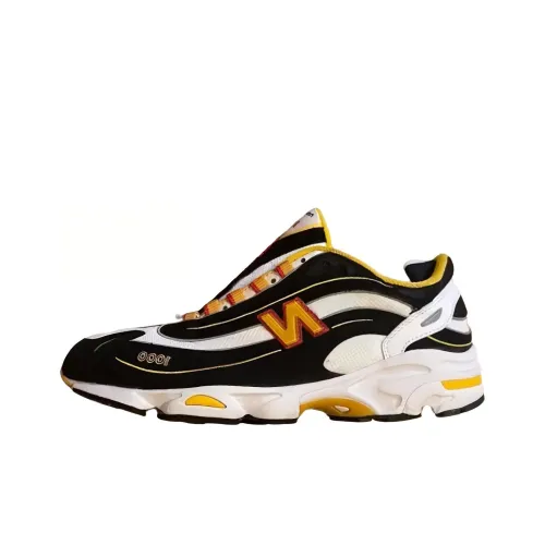 New Balance NB 1000 Low Топ Беговые кроссовки Мужской Черный Белый Желтый
