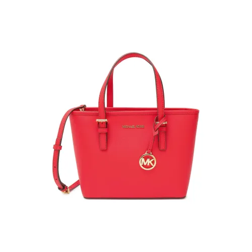 MICHAEL KORS Jet Set Saffiano кожа сумка мини женская красная