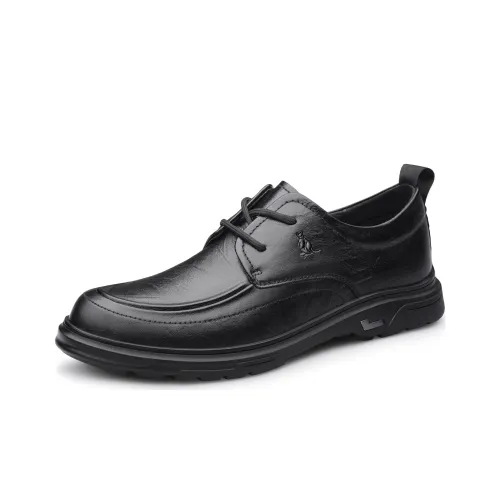 AUSFAMDS Повседневные кожаные туфли с низким верхом мужские