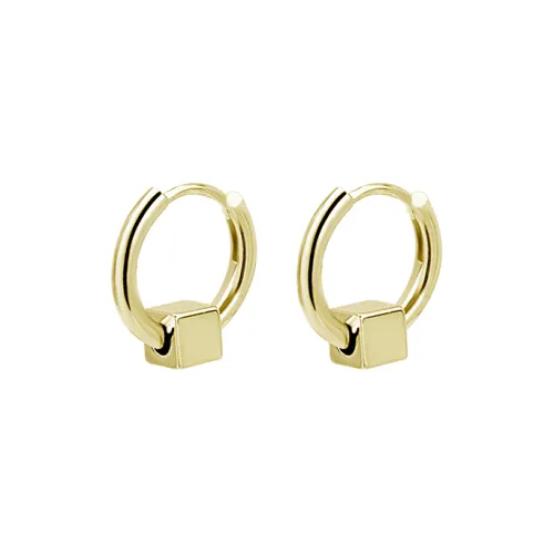 Yi Can Покрытие Real Золото Серьги Женские