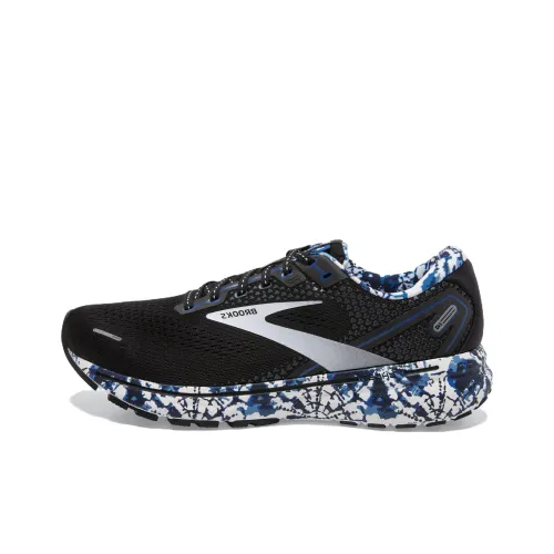 Brooks Ghost 14 Износостойкий и Легкий Низкий Топ Беговые кроссовки Мужские Черные