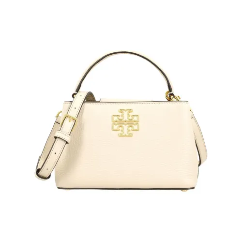 TORY BURCH Britten Кожа Тоут Сумка Сумка для покупок Сумка через плечо Сумка Обычный Women's White