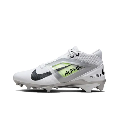 Nike Alpha Menace 4 Футбольные бутсы MID Топ Белый Серый Зеленый Унисекс