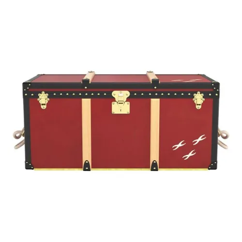 LOUIS VUITTON Кожаный твердый чехол унисекс черный красный