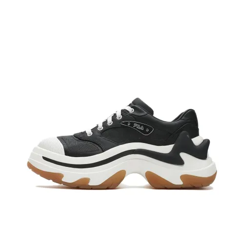 FILA DIVA Повседневный Низкий Топ Черный Белый Женский