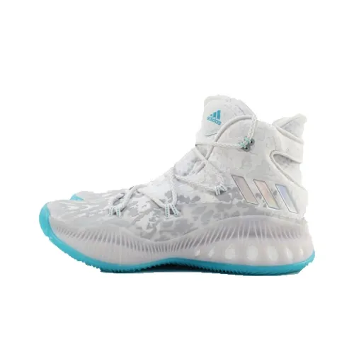 Adidas Crazy Explosive противоскользящие высокие баскетбольные кроссовки для мужчин белые