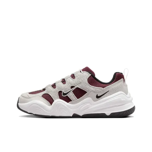 Nike Tech Hera Амортизация Износостойкий Низкий Топ Casual Женский Серый Красный