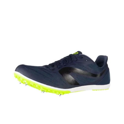 DECATHLON Беговые кроссовки Low Топ Темно-синий/Неоново-желтый/Черный Мужской
