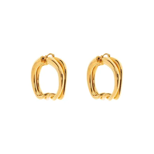 Jacquemus Brass Earrings Женские Золото