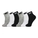 6 пар (Черный + Белый + Серый)