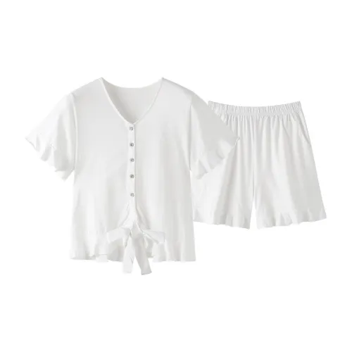 MEONSILL Пижамный комплект Женский Белый