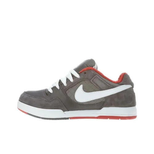 Nike Paul Rodriguez Slip Resistant Abrasion Resistant Low Top Скейтборд Кроссовки Мужские Серый Белый