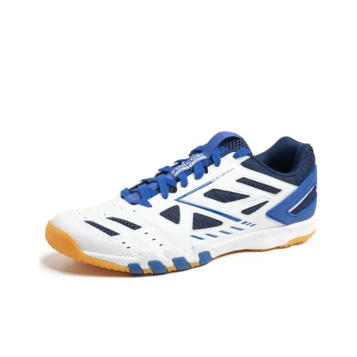 DECATHLON TTS 560 Амортизация Износостойкая Низкая Обувь для настольного тенниса Унисекс Синяя Белая