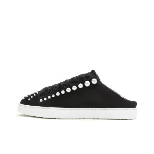 Stuart Weitzman SW Тихие Домашние тапочки Женские Черные