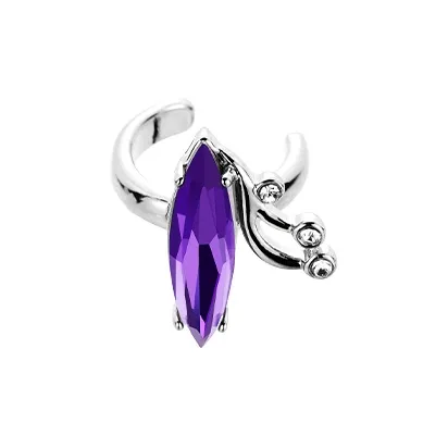 WEALTHYBOO Медная нижняя заколка серьги On женский серебряный