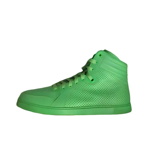 GUCCI Высокие Кроссовки для скейтбординга Мужские Зеленые