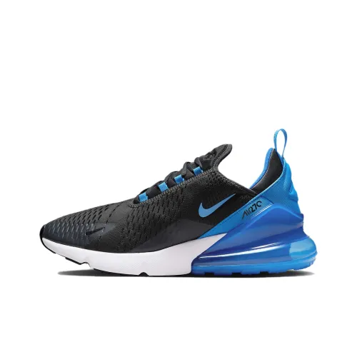 Nike Air Max 270 Casual Low Top Угольный Серый/Черный/Белый/Кине Синий Цвет Мужской