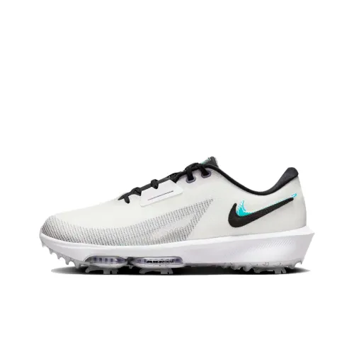Nike Air Zoom Infinity Tour NRG Шокабойдеры Противоскользящий Низкий Топ Обувь для гольфа Унисекс Белый черный синий