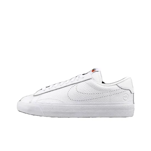 Fragment Design x Nike Tennis Classic Air Zoom Slip-resistant Shock Absorbers Low Top Скейтбординг Кроссовки Unisex Белый