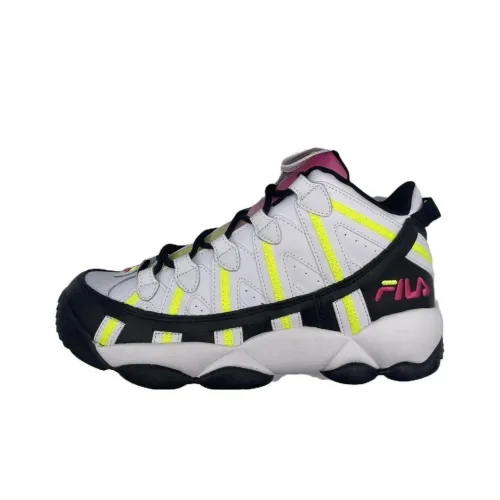 FILA Spaghetti Stackhouse Амортизация Износостойкий MID Топ Повседневная обувь Мужская Белый