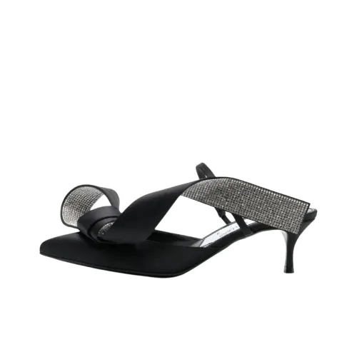 SERGIO ROSSI Домашние тапочки Женские Черные