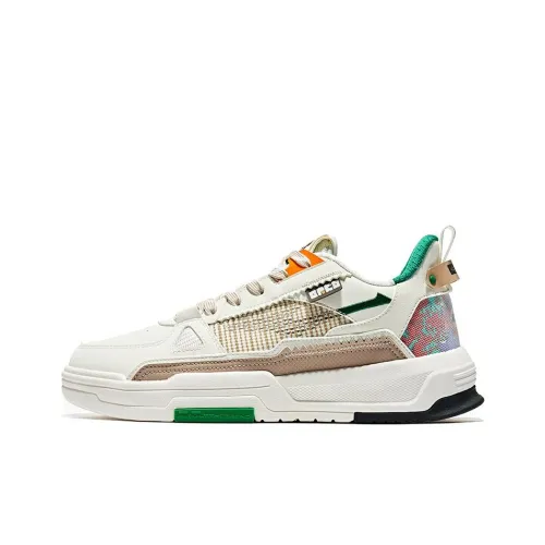 Erke Battery Panda противоскользящие амортизирующие устойчивые к истиранию низкие топы скейтборд-кроссовки мужские