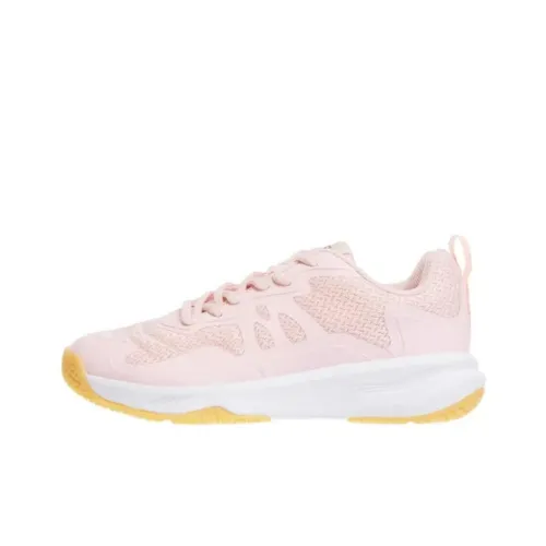 DECATHLON 530 Амортизация Износостойкая Низкая Обувь для Бадминтона Женская Серый Розовый