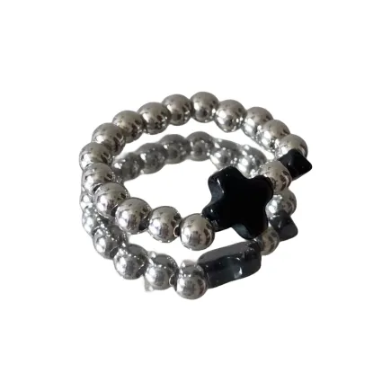 ZWU Синтетический Камень Прозрачный Bungee Шнур Кольца Женские