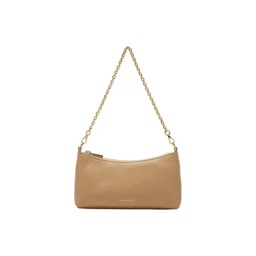 COCCINELLE GRAIN LEATHER Портативная сумка через плечо сумка на плечо мини женский свежий бежевый