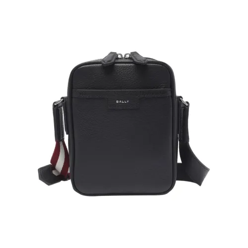 BALLY Телячья кожа Сумка через плечо Мужская Черная