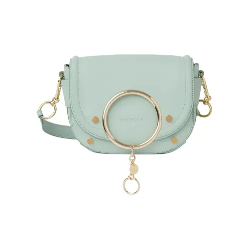 See By Chloe Рельефная кожа Козья Сумка через плечо Женская Ярко-синяя