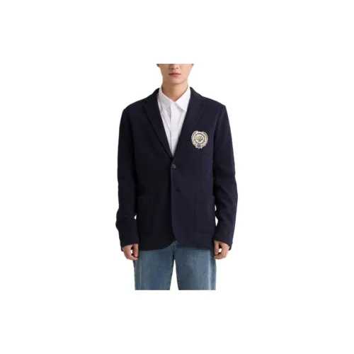 GUESS Синий Мужской Деловой костюм