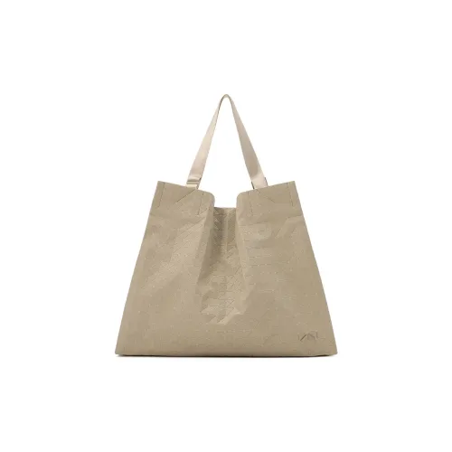 ISSEY MIYAKE Kuro Хлопок Тоут Сумка Сумка для покупок Сумка Унисекс Бежевый