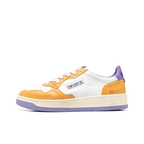 AUTRY Стильные Скейтбординги Мужские Белый Желтый Потертый