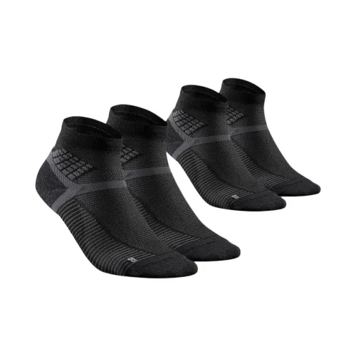 Носки для занятий спортом DECATHLON унисекс 2 упаковки черный