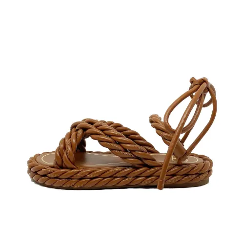 Valentino The Rope One Ремень Сандалии Женские Коричневый