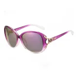 Градиентная фиолетовая оправа с зеркальными линзами J70