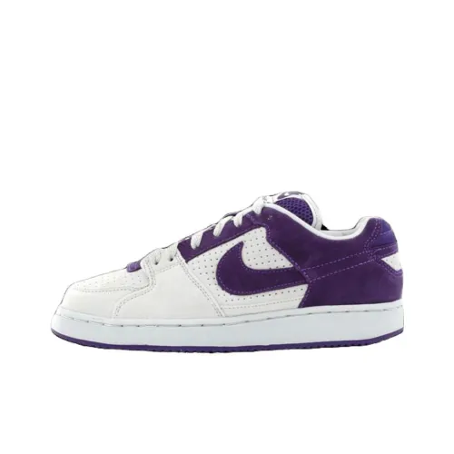 Nike SB Zoom Team Edition Slip-Resistant Shock Absorbers Low Top Скейтборд Кроссовки Унисекс Фиолетовый Белый