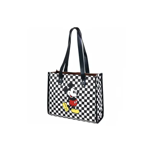 Disney Mickey Series PVC Тоут Сумка Сумка для покупок Сумка Сумка через плечо Большая Унисекс Черный Белый